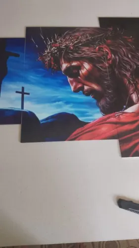 Quadro mosaico 5 peças 150x60cm - pronta entrega