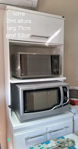 Torre quente para forno elétrico e micro-ondas 