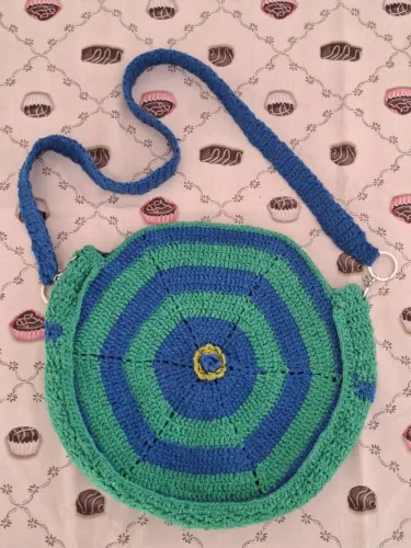 Bolsa de Crochê Artesanal - Feita à Mão