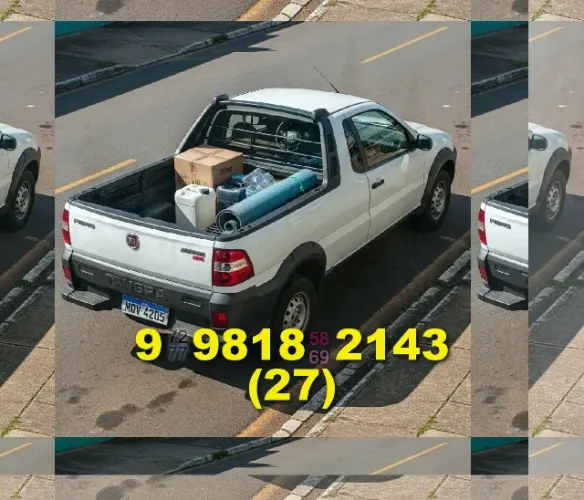 frete em carro aberto para cariacica, glória e centro - agilidade e bom preço!