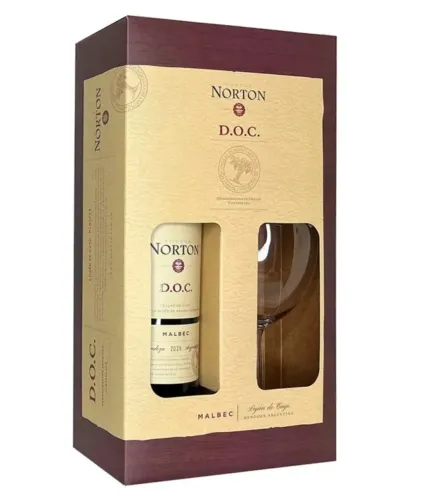 Kit presente vinho com taça