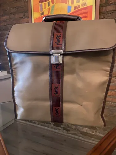 Bolsa de viagem Yves Saint Laurent, excelente, vintage 