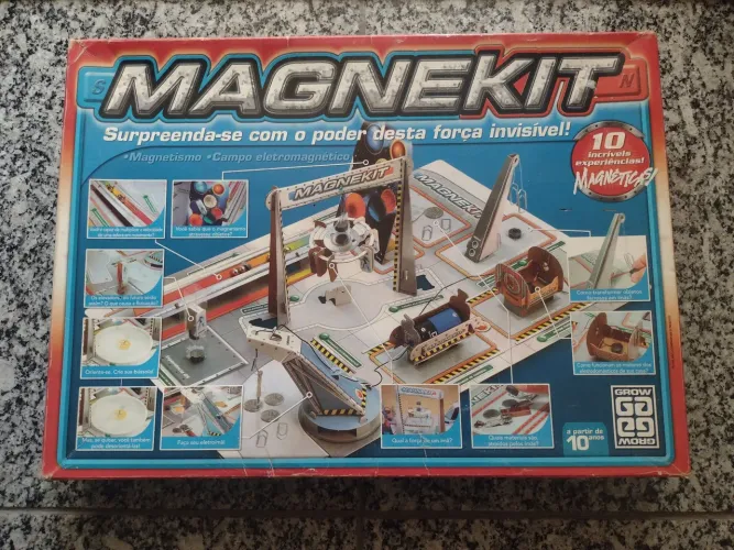 Jogo Educativo Magnekit da Grow -Antigo