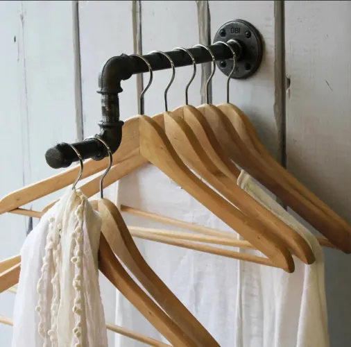 Cabides De Madeira Adulto 1ª Linha Atacado Roupa