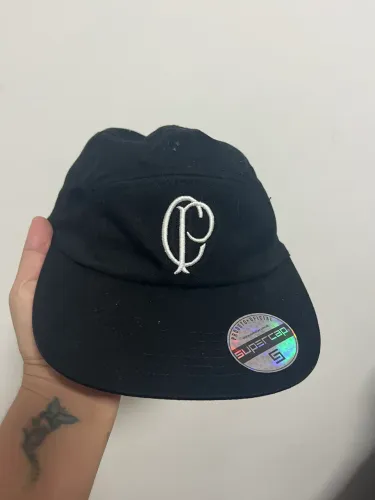 Boné Corinthians Original - Aba Reta - Pouco Usado