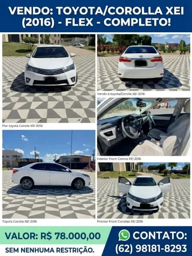 Toyota Corolla XEI 2.0 Flex 16V Aut. 2016