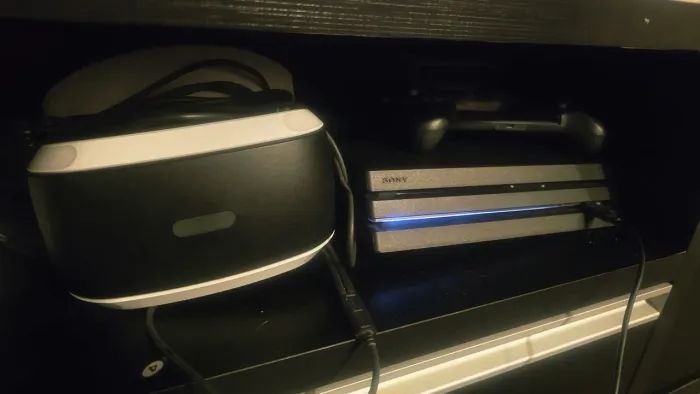 PS4 Pro + PlayStation VR Completo + Controles + Caixas e Manuais