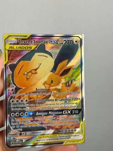 Eevee e Snorlax GX