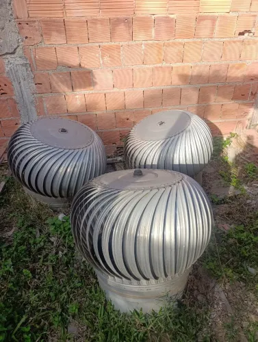 Exaustor Eólico Industrial 24" (60cm) - Excelente Estado