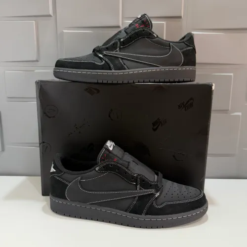 Air Jordan 1 Low x Travis Scott Black Phantom 43