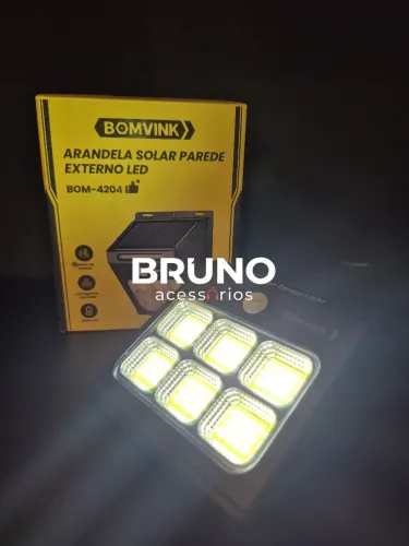 Arandela Solar de Parede com sensor
