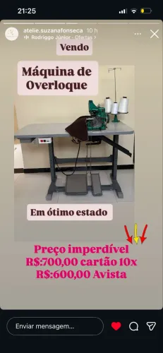 Máquina de costura