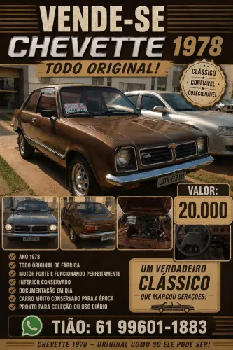 Chevrolet Chevette L / SL / Sl/e / DL / SE 1.6 1978