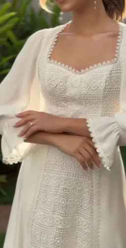 Vestido branco doce maria brand 