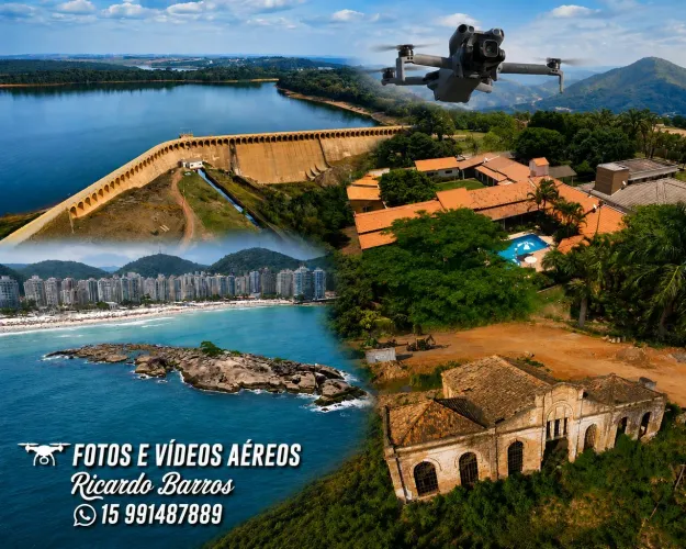 Fotos e vídeos com Drone Profissional