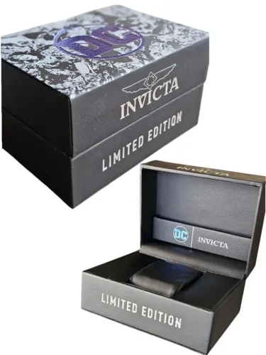 Estojo Invicta Dc Comics Limited Edition Sem Uso De Coleção