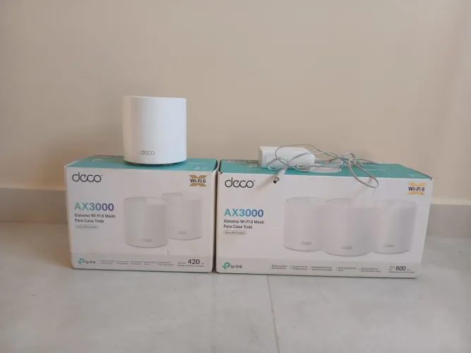 Repetidor tp-ink deco modelo X50 tecnologia AX3000 Wi-Fi 6, vendo 6 unidades. 