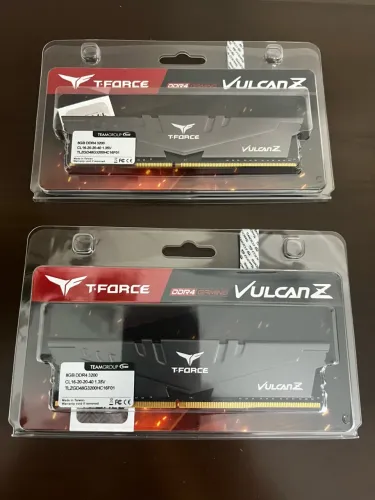 Memória DDR4 3200Mhz 2x8gb T Force Vulcan Z