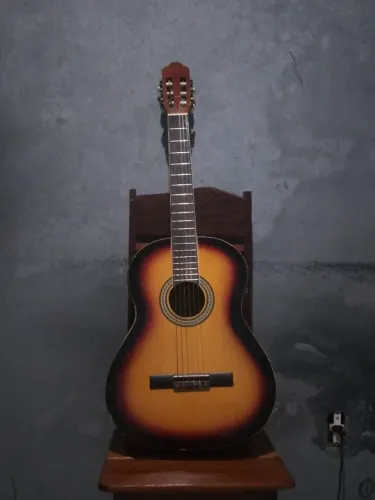 Violão harmonics  nylon com captador embutido