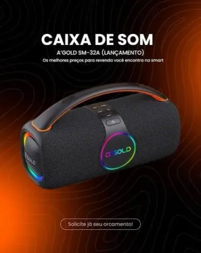 Boombox a´GOLD 80W Alta Potência
