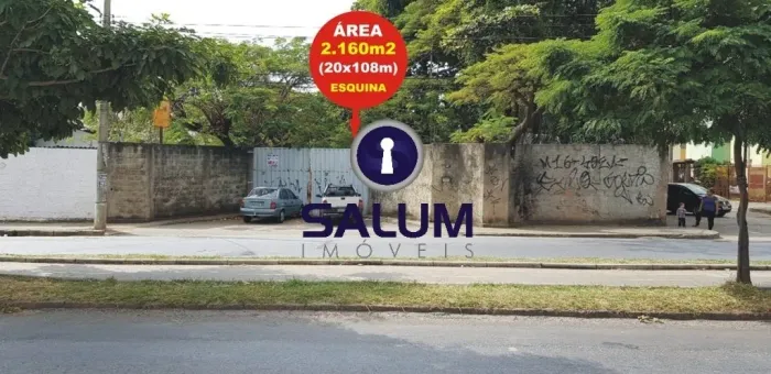 LOTE COMERCIAL ESQUINA 2.160m2 com GALPÃO de 500m2