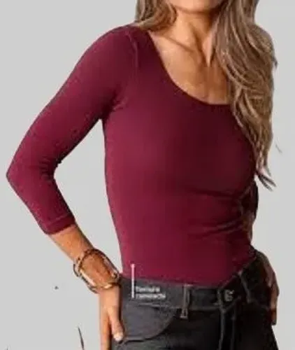 blusa manga 3/4 ultraleve