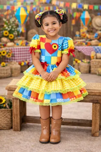 Vestidos junino infantil