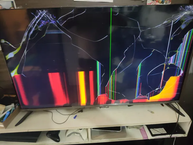 Tv quebrada 50 philco quebrada Roku