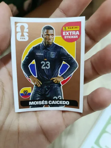 Figurinha Bronze Moisés Caicedo
