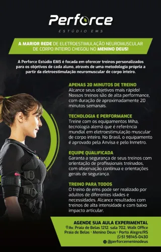 Treino de 20 min - Eletroestimulação (EMS) | Perforce MENINO DEUS
