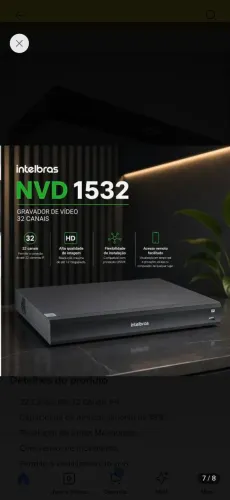 Gravador NVD 1532 intelbras