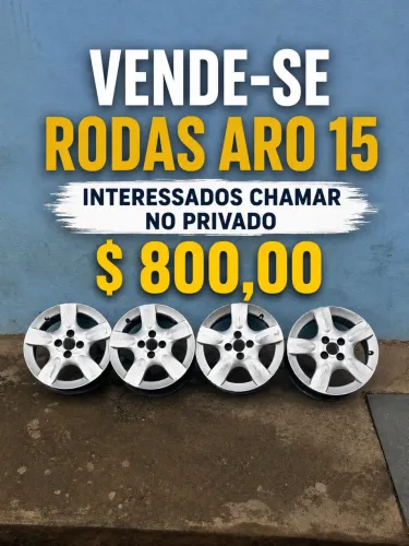 Roda de liga leve aro 15