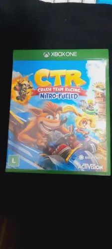 Crash Team Racing Nitro Fueled Semi-novo (jogado uma vez)