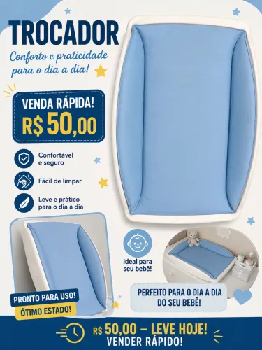 Vendo trocador Portátil