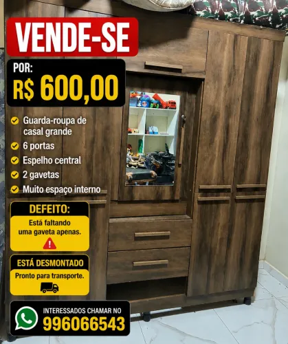 Guarda Roupa Semi Novo