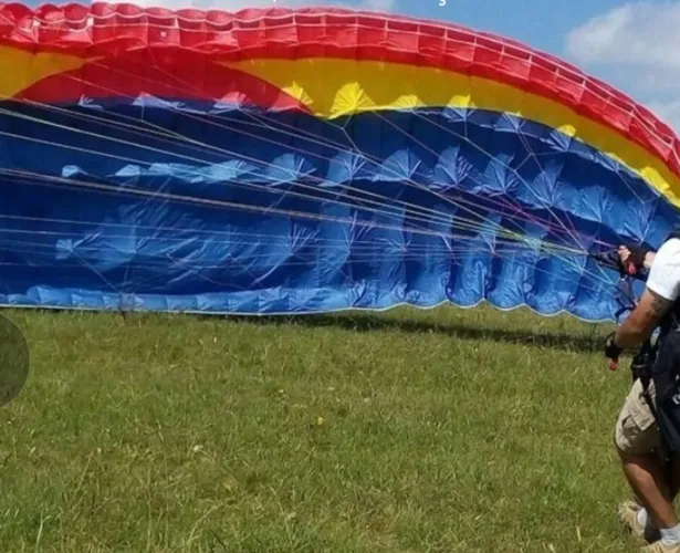 Parapente Ellus 3 com laudo set/2026 da Sol Paragliders