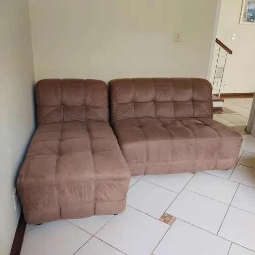 Sofá modular com 3 lugares + 2 lugares  + 1 chaise