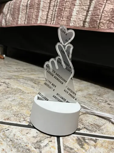 Abajur de coração
