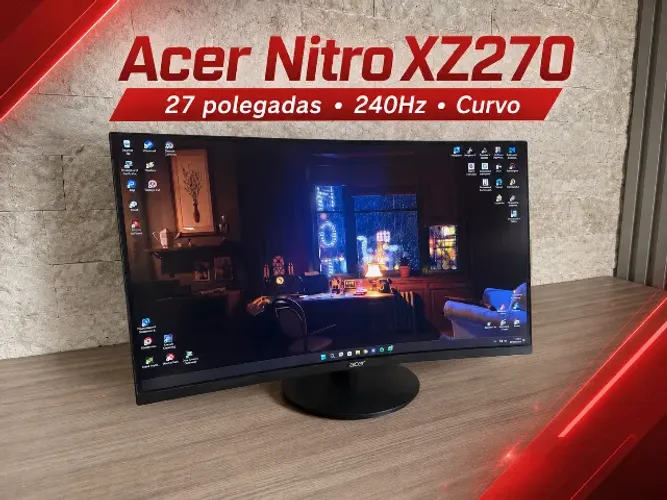 Monitor Gamer Acer Nitro Curvo 27? 240Hz 1ms
