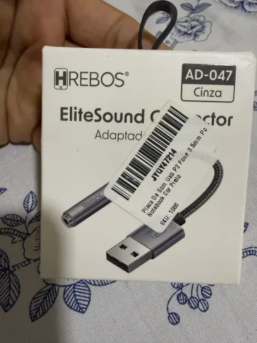 Adaptador USB/P2 Placa de som USB