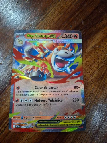 Carta pokemon mega camerupt ex ORIGINAL