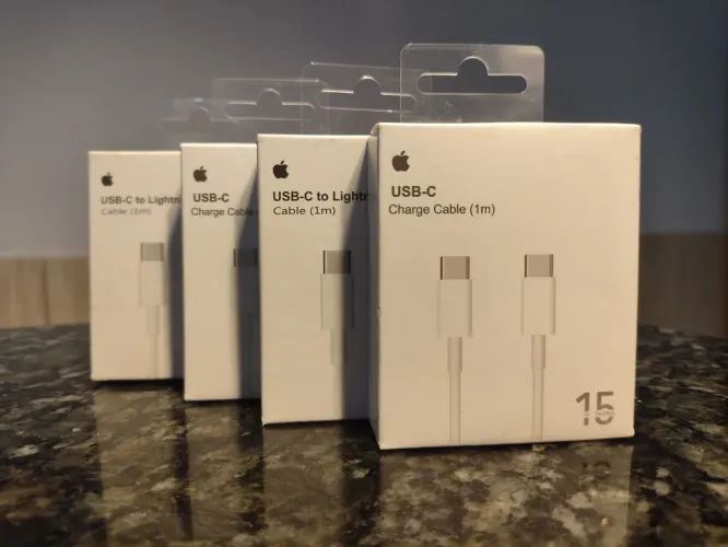 CABO APPLE PARA IPHONE CARREGADOR 1M