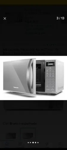 Microondas espelhado 27 lt