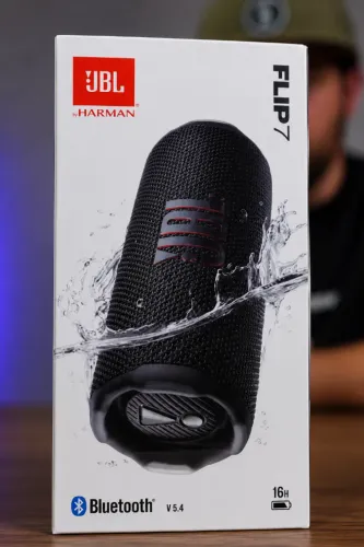 Caixa de Som JBL Flip 7 Bluetooth Portátil - Preto