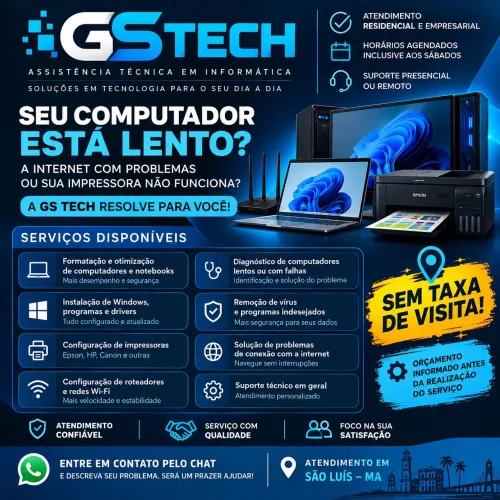? ASSISTÊNCIA TÉCNICA EM INFORMÁTICA | SÃO LUÍS - MA