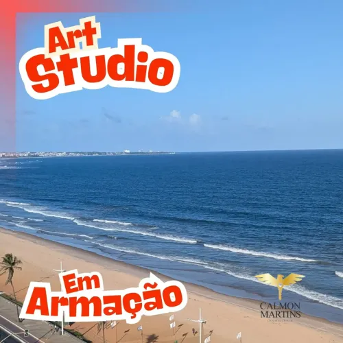 EXCELENTES STUDIOS EM Armação FRENTE MAR PRONTO PARA MORAR!
