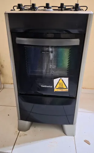 FOGÃO 04 BOCAS CONTINENTAL COM ACEDIMENTO AUTOMÁTICO 