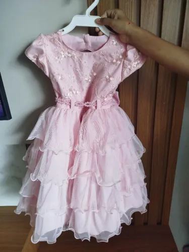 Vestido de festa infantil/vestido menina