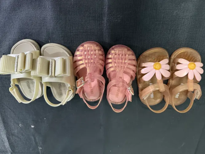 Kit 3 pares de Mini Melissa