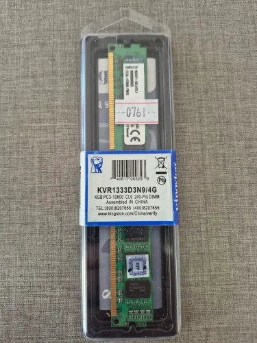 Kit 16GB DDR3 Desktop (4x4GB) Kingston - NOVO e LACRADO